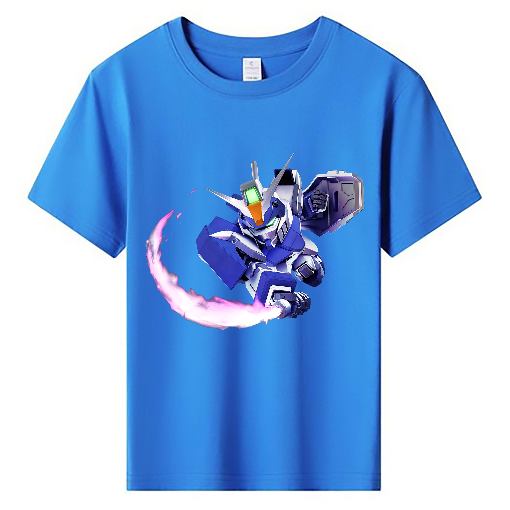 （画像用） 機動戦士ガンダム Mobile Suit Gundam 綿100％キッズTシャツ（フロントプリント）